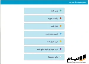 پیگیری صدور دسته چک از چکنو