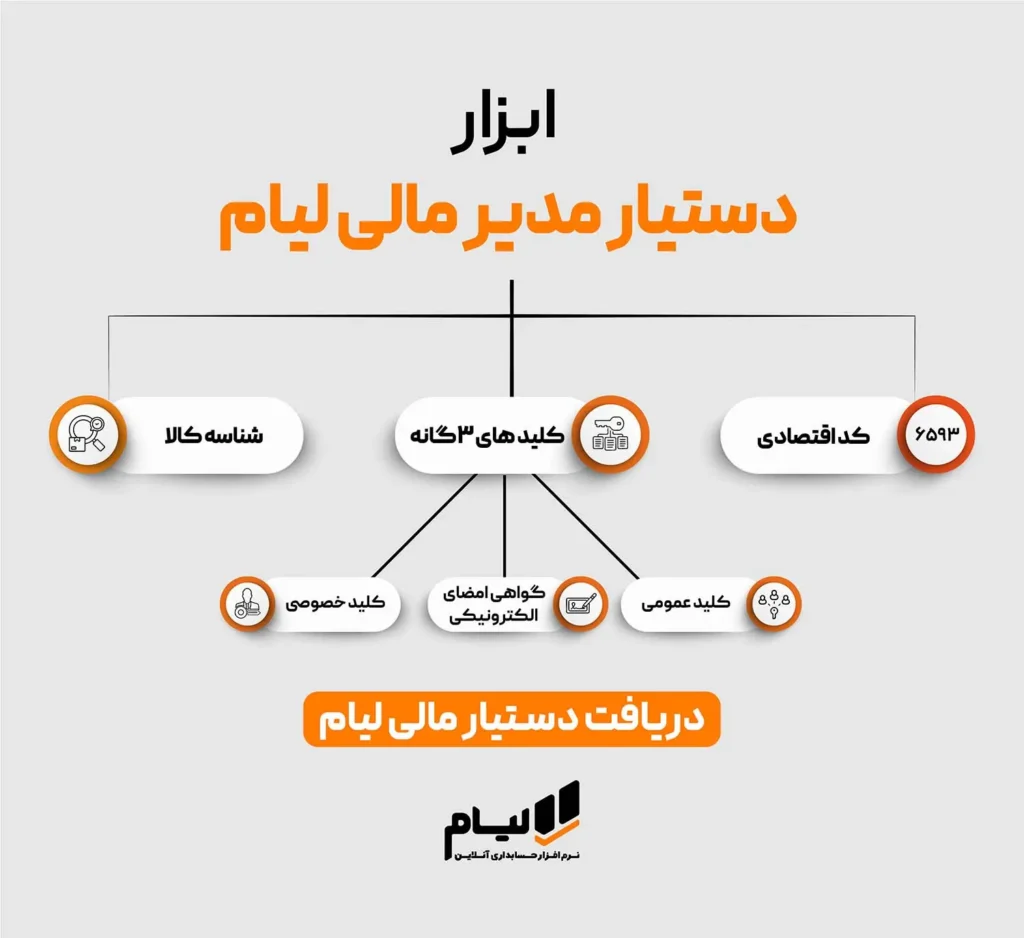 دستیار مدیر مالی لیام | شناسه کالا، CSR و کد اقتصادی 1 کال اکشن شناسه کالا 01